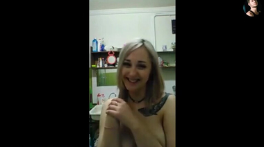 Татуированная фистит анал подручными средствами для собеседника по скайпу