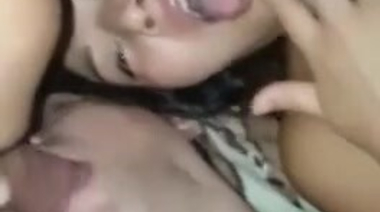 Русский куколд и казахская сексвайф вместе смакуют сперму любовника