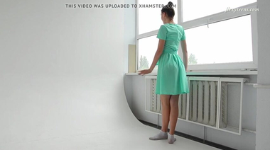 Голая Алла Синичка на шпагате и с ногой за головой