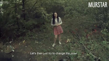 Пикапер дал на клык и трахнул стеснительную россиянку после фотосессии ню в лесу