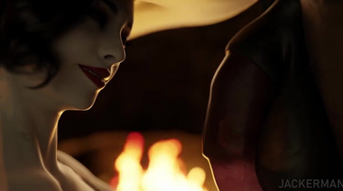 Минотавр трахнул до финала внутрь сосалку Леди Димитреску