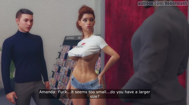 Работник секс шопа выебал рыжую через глорихол и до кремпая на весу