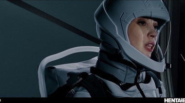 Космонавт Лотти Магне жестко оттрахана щупальцами инопланетного существа