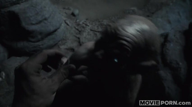 Противный Голлум трахается в пещере с Фродо за кольцо Всевластья