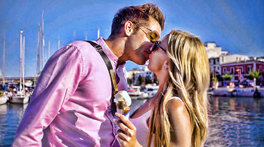 Романтический секс с Lexi Belle с красивым видом на море